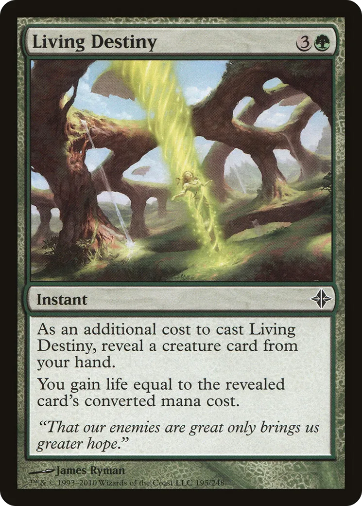 Living Destiny — Rise of the Eldrazi — Magic: The Gathering