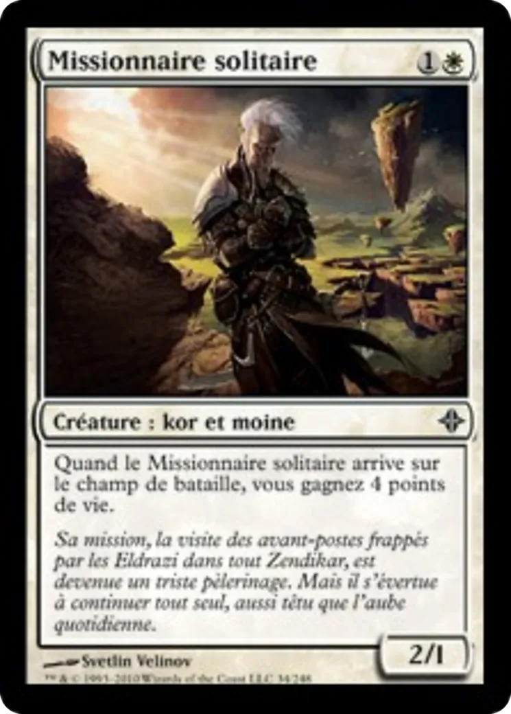 Missionnaire solitaire — Rise of the Eldrazi — Magic: The Gathering