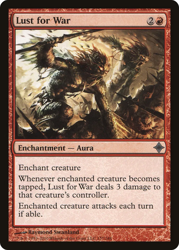 Lust for War — Rise of the Eldrazi — Magic: The Gathering