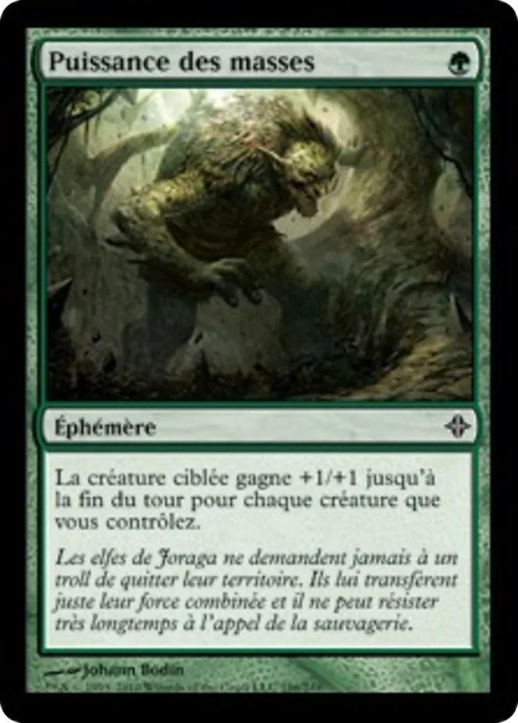 Puissance des masses — Rise of the Eldrazi — Magic: The Gathering
