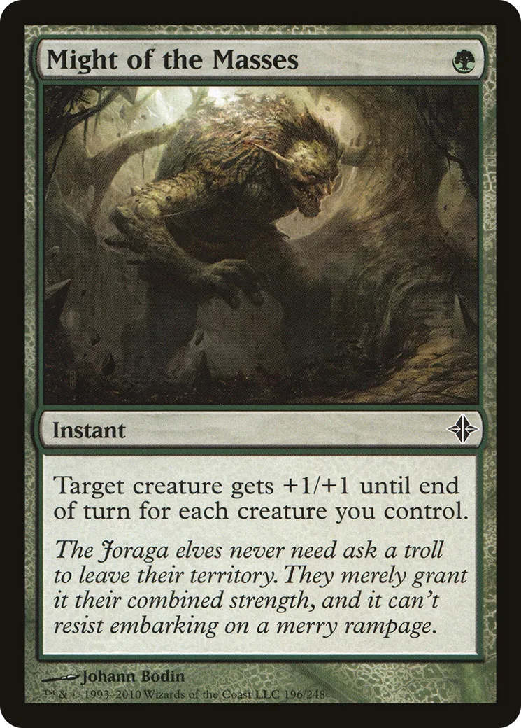 Might of the Masses — Rise of the Eldrazi — Magic: The Gathering