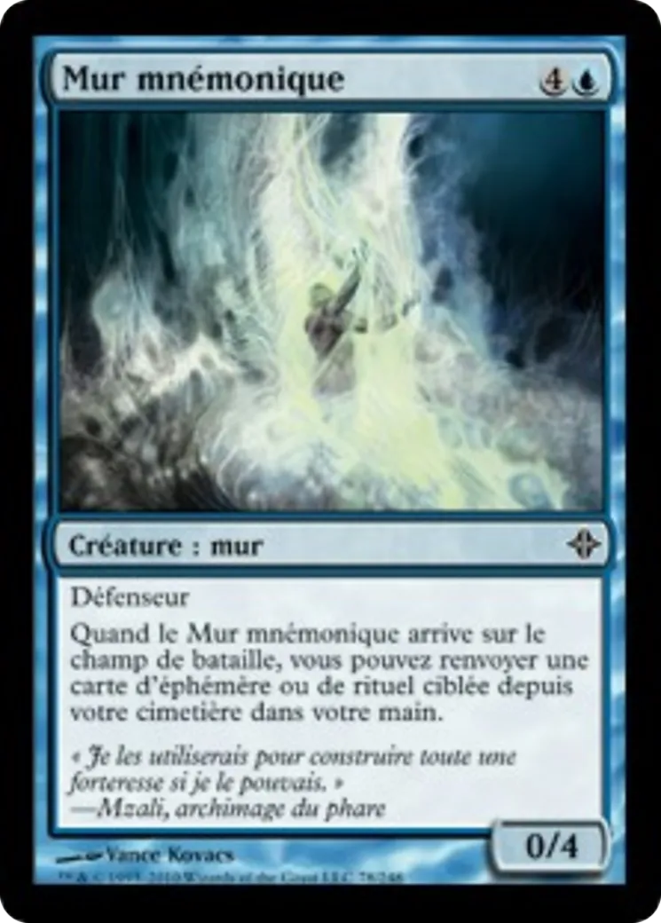 Mur mnémonique — Rise of the Eldrazi — Magic: The Gathering