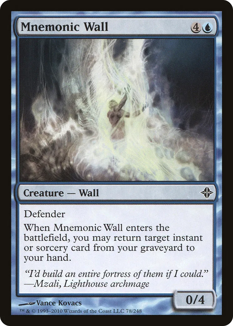 Mnemonic Wall — Rise of the Eldrazi — Magic: The Gathering