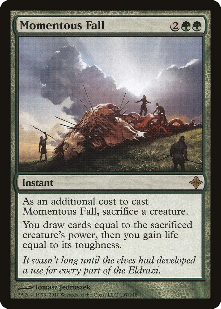 Momentous Fall — Rise of the Eldrazi — Magic: The Gathering