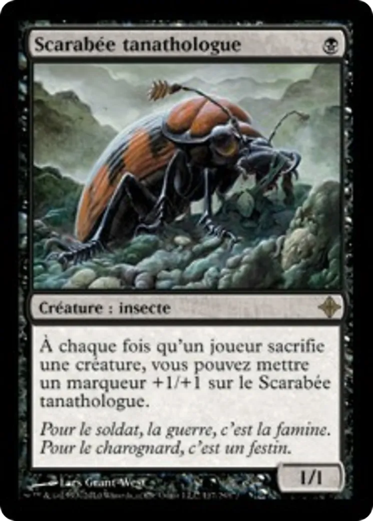 Scarabée tanathologue — Rise of the Eldrazi — Magic: The Gathering