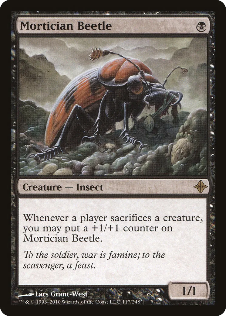 Mortician Beetle — Rise of the Eldrazi — Magic: The Gathering