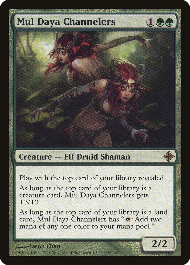 Mul Daya Channelers — Rise of the Eldrazi — Magic: The Gathering