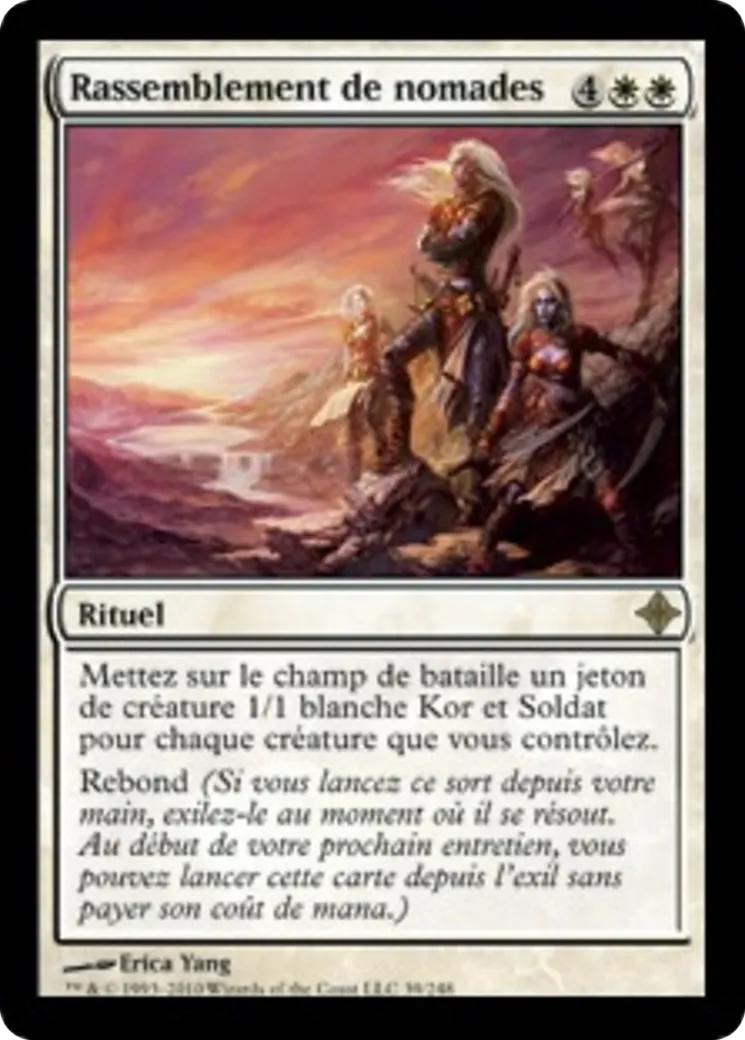 Rassemblement de nomades — Rise of the Eldrazi — Magic: The Gathering
