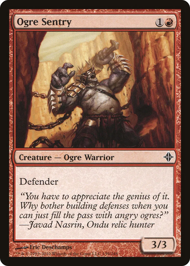 Ogre Sentry — Rise of the Eldrazi — Magic: The Gathering