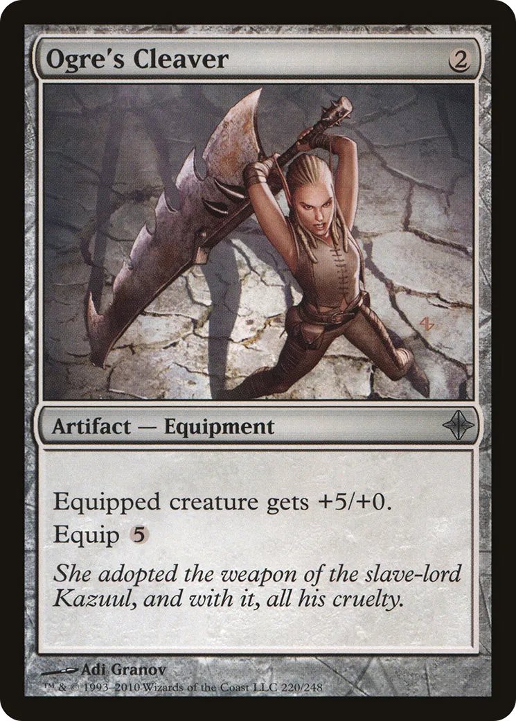 Ogre's Cleaver — Rise of the Eldrazi — Magic: The Gathering