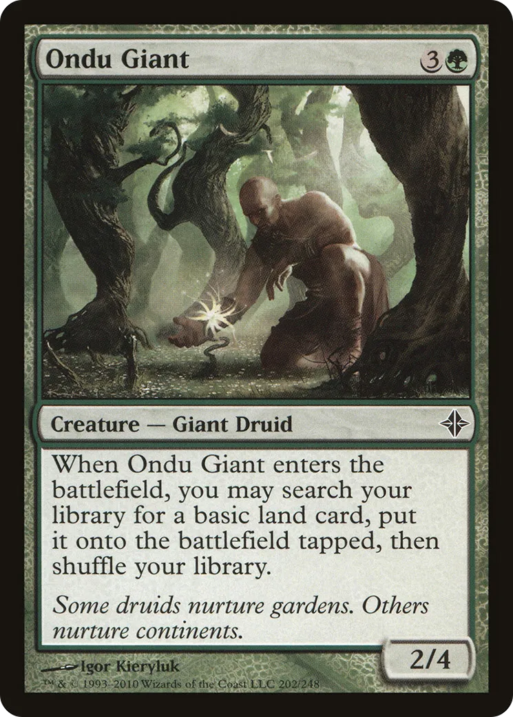 Ondu Giant — Rise of the Eldrazi — Magic: The Gathering