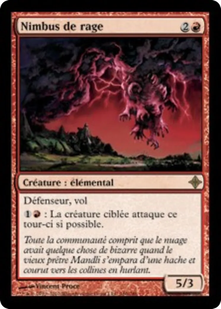 Nimbus de rage — Rise of the Eldrazi — Magic: The Gathering
