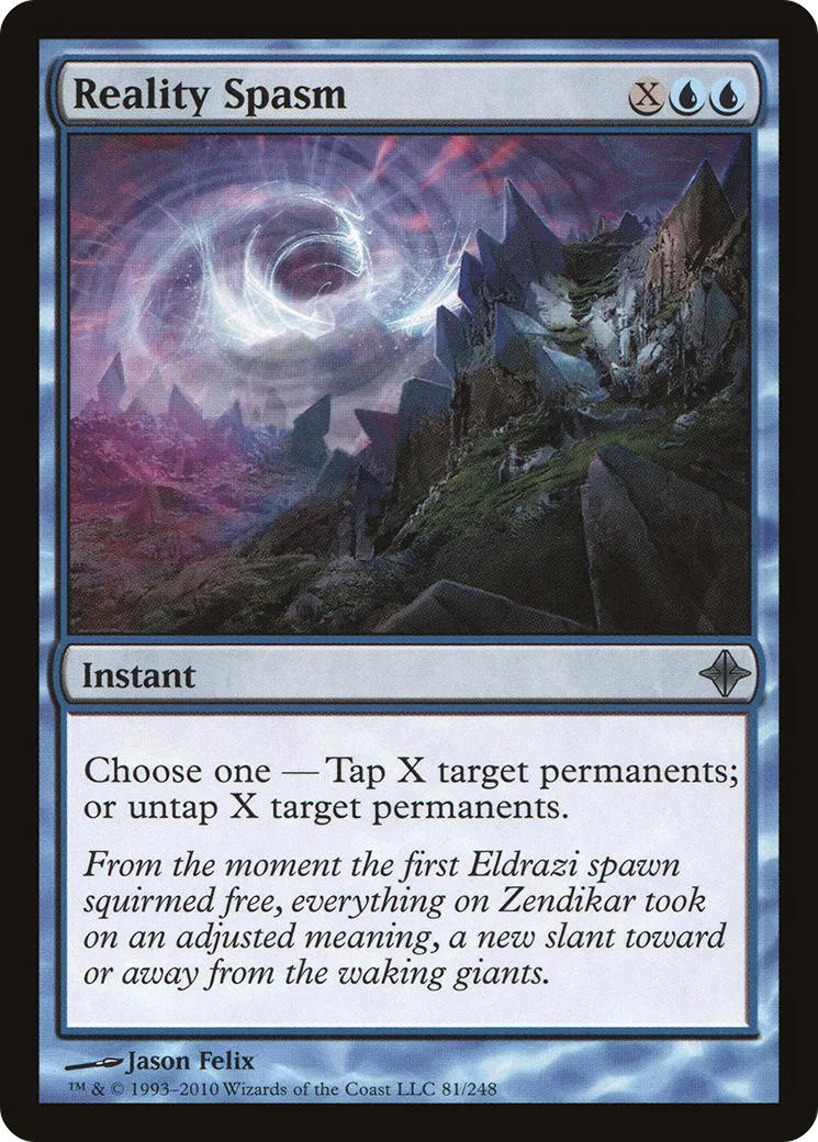 Reality Spasm — Rise of the Eldrazi — Magic: The Gathering