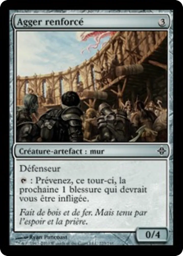 Agger renforcé — Rise of the Eldrazi — Magic: The Gathering