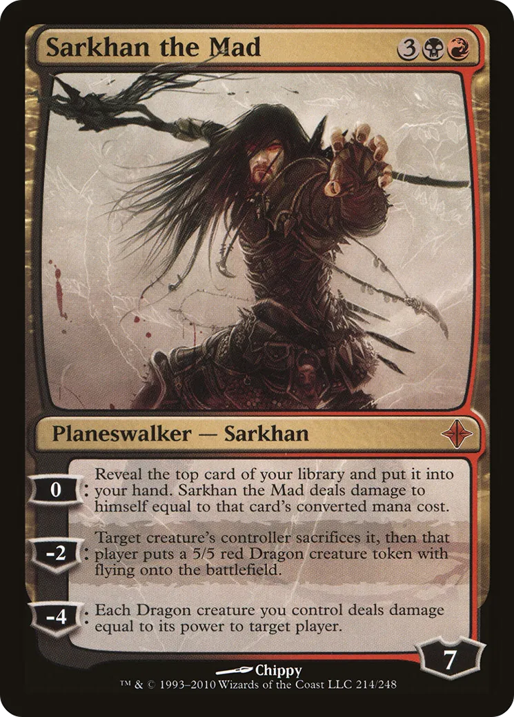 Sarkhan the Mad — Rise of the Eldrazi — Magic: The Gathering