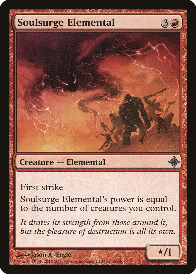 Soulsurge Elemental — Rise of the Eldrazi — Magic: The Gathering