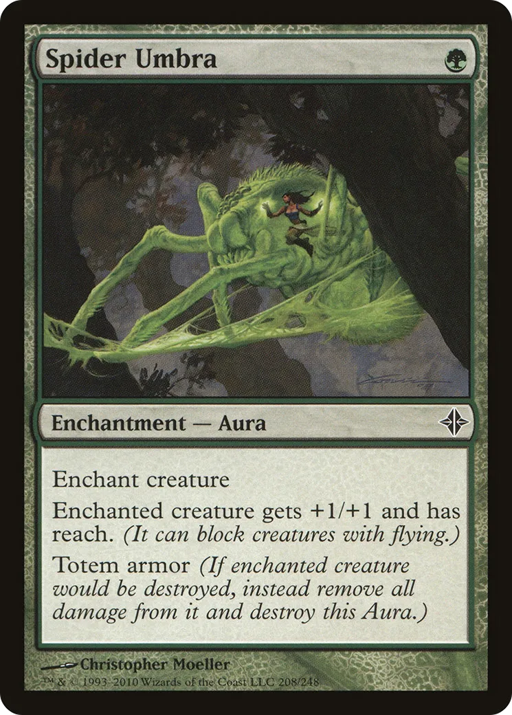 Spider Umbra — Rise of the Eldrazi — Magic: The Gathering