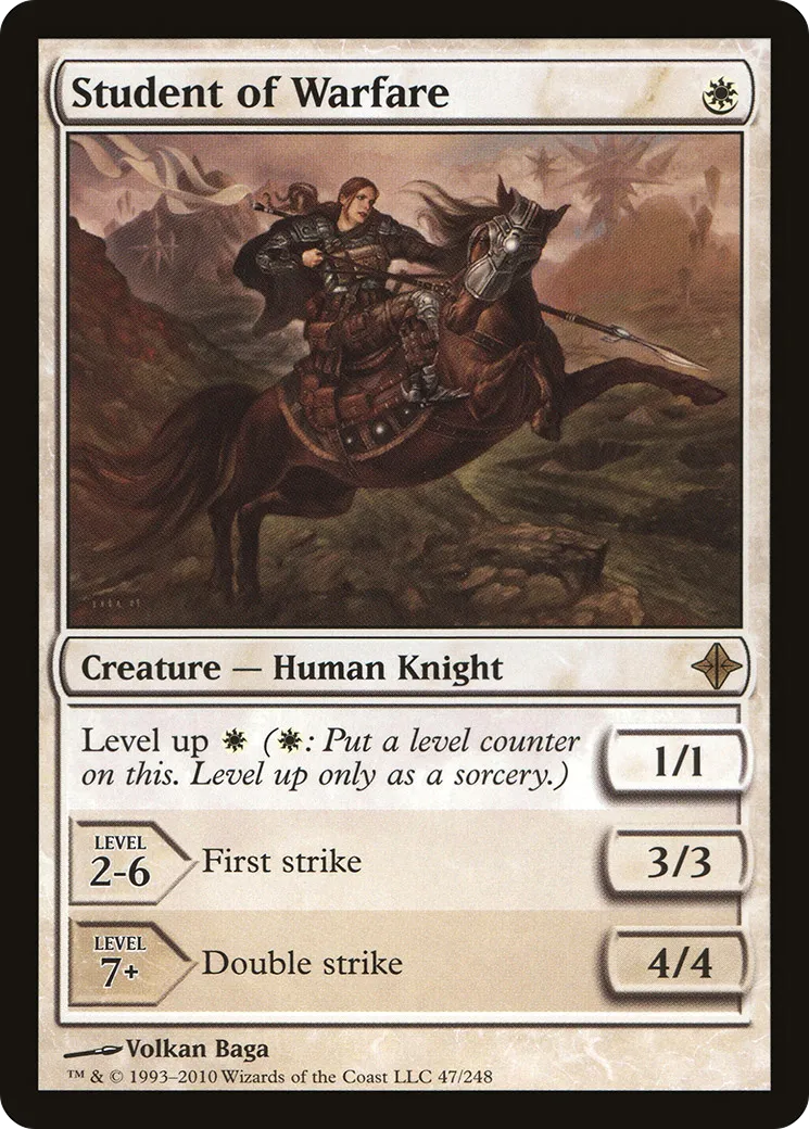 Student of Warfare — Rise of the Eldrazi — Magic: The Gathering