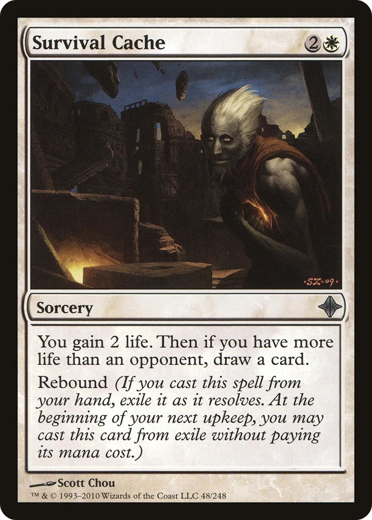 Survival Cache — Rise of the Eldrazi — Magic: The Gathering