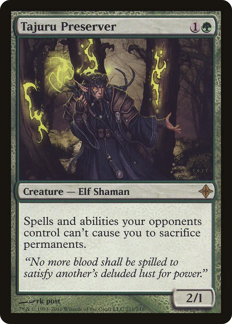 Tajuru Preserver — Rise of the Eldrazi — Magic: The Gathering