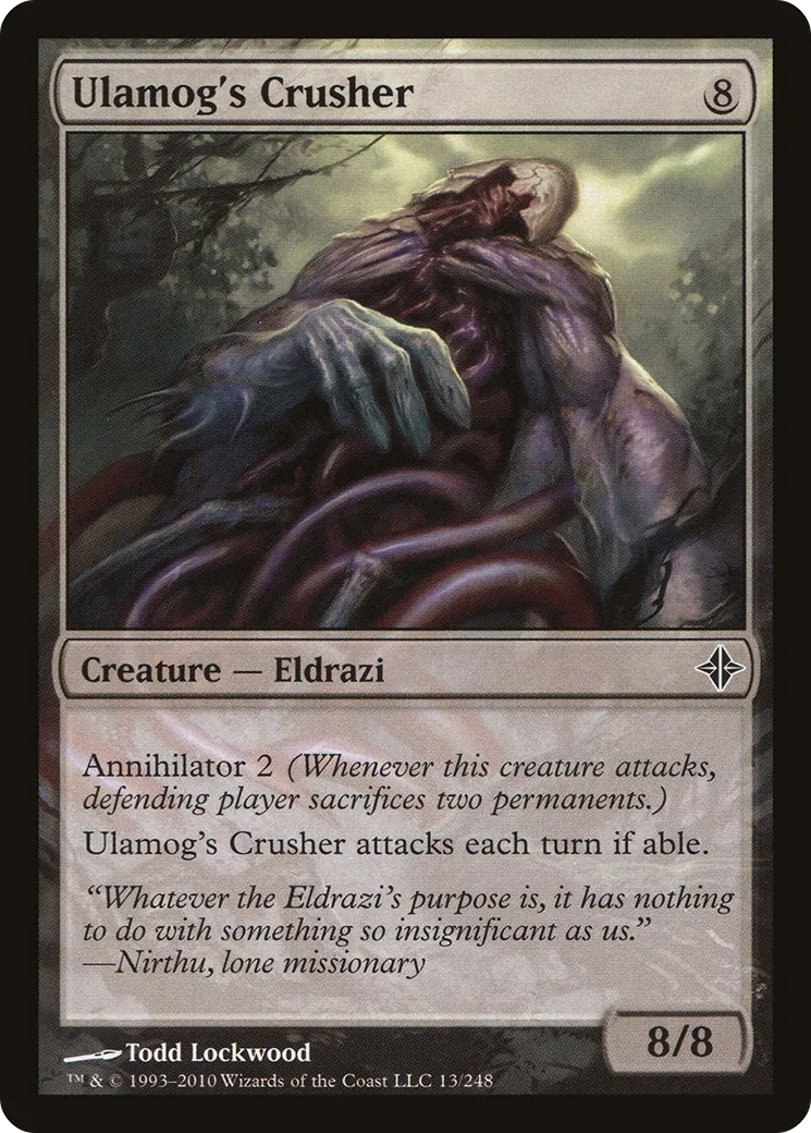 Ulamog's Crusher — Rise of the Eldrazi — Magic: The Gathering
