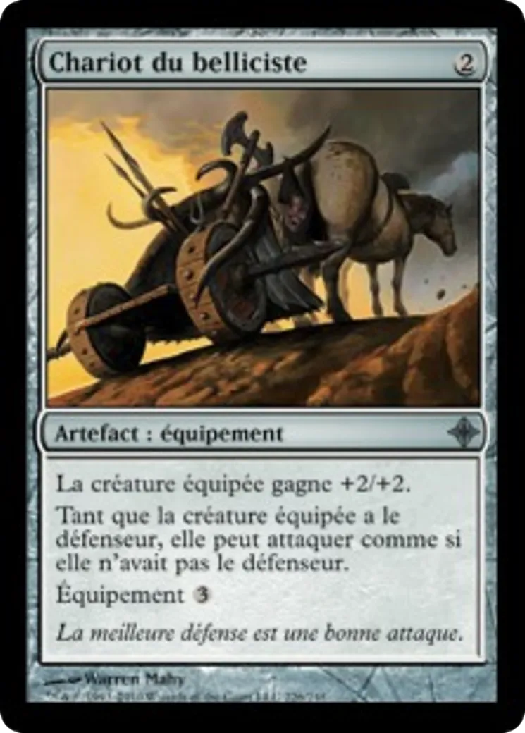 Chariot du belliciste — Rise of the Eldrazi — Magic: The Gathering