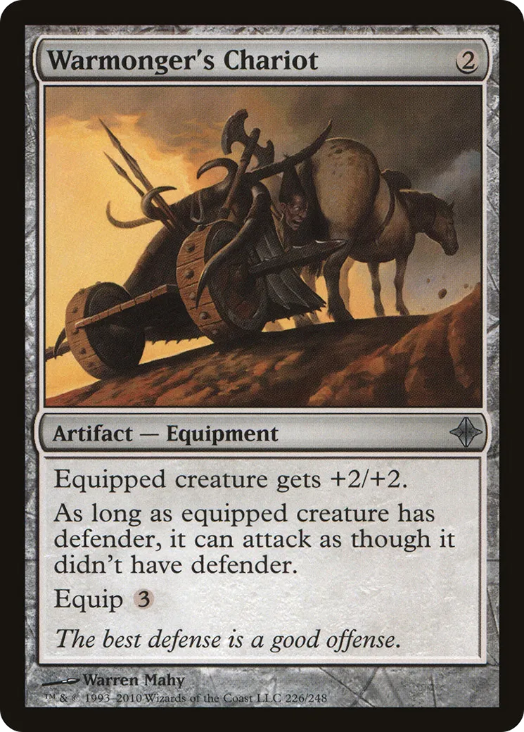 Warmonger's Chariot — Rise of the Eldrazi — Magic: The Gathering