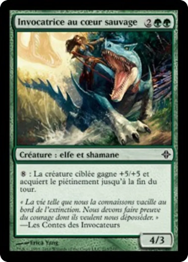 Invocatrice au cœur sauvage — Rise of the Eldrazi — Magic: The Gathering