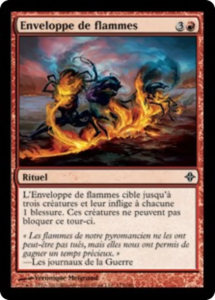 Enveloppe de flammes — Rise of the Eldrazi — Magic: The Gathering