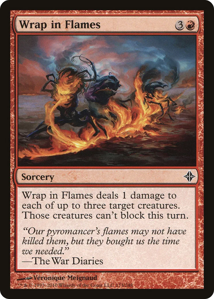 Enveloppe de flammes — Rise of the Eldrazi — Magic: The Gathering