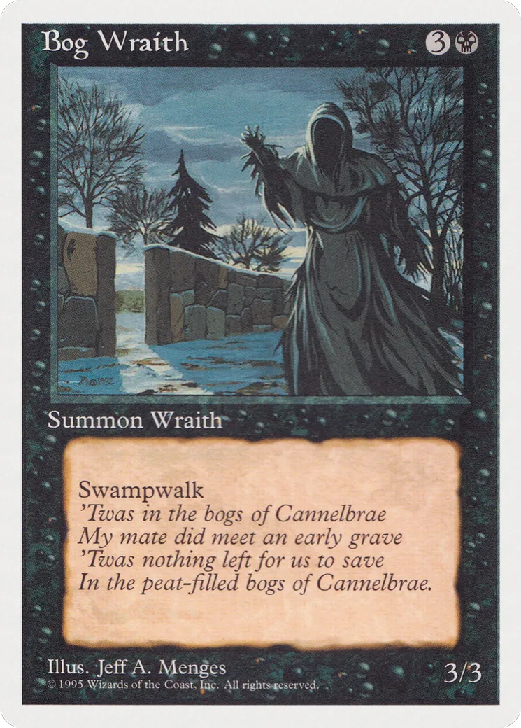 Bog Wraith — Rivals Quick Start Set — Magic: The Gathering