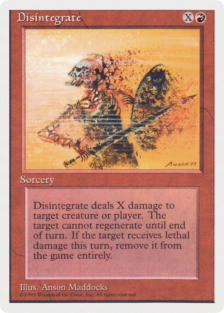 Disintegrate — Rivals Quick Start Set — Magic: The Gathering