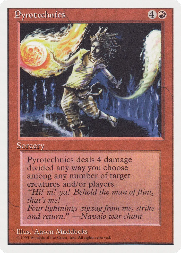Pyrotechnics — Rivals Quick Start Set — Magic: The Gathering
