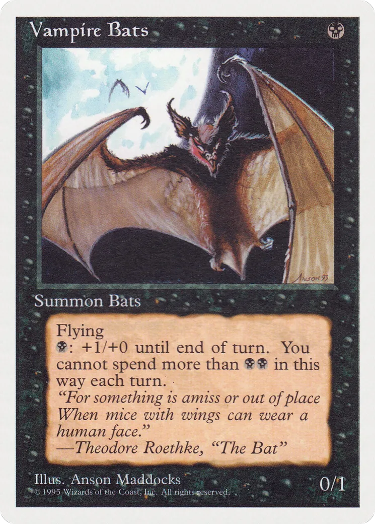 Vampire Bats — Rivals Quick Start Set — Magic: The Gathering