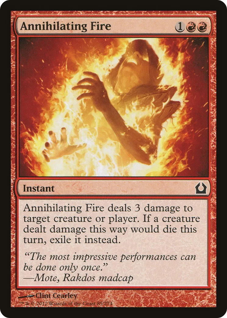 Feu annihilateur — Return to Ravnica — Magic: The Gathering
