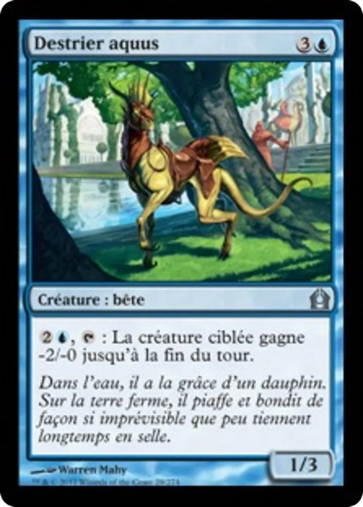 Destrier aquus — Return to Ravnica — Magic: The Gathering