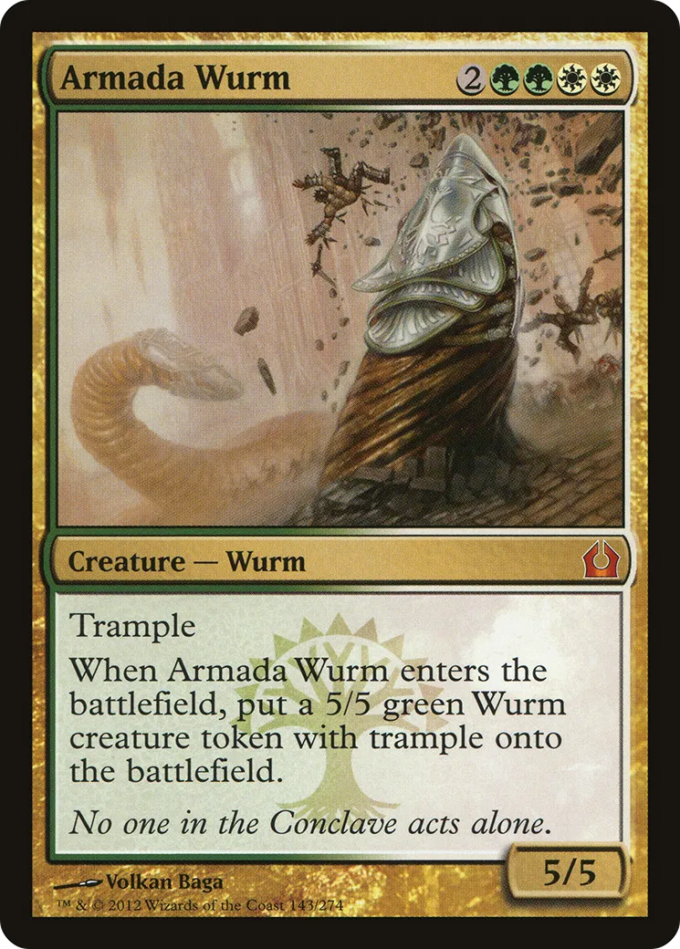 Armada Wurm — Return to Ravnica — Magic: The Gathering