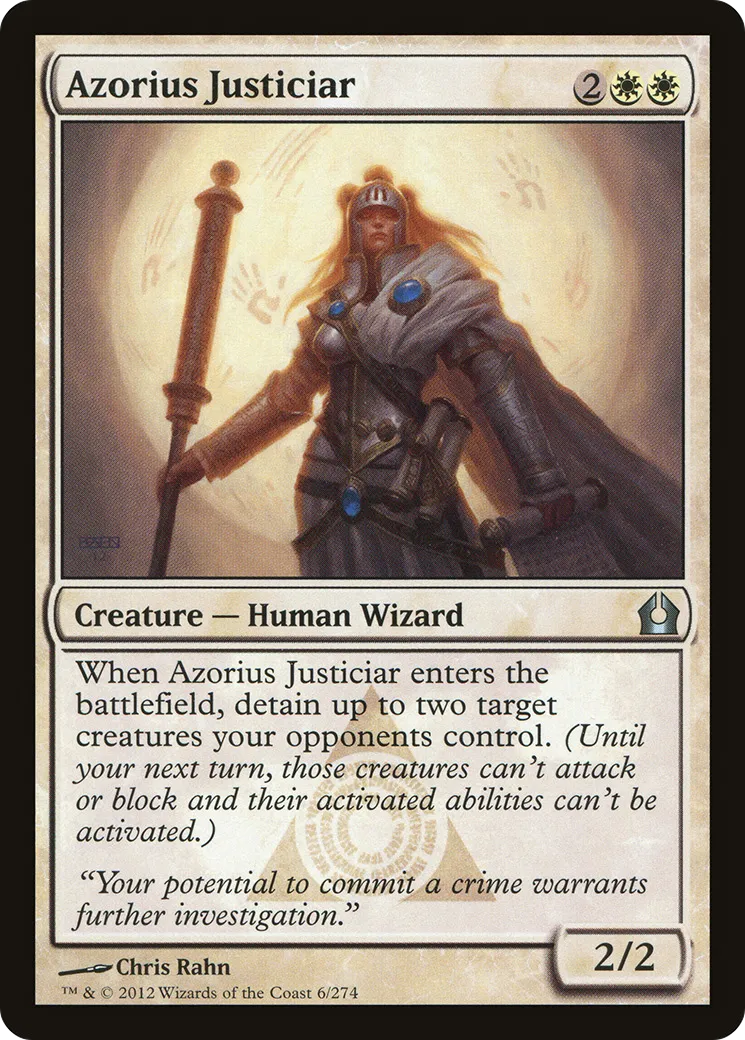 Azorius Justiciar — Return to Ravnica — Magic: The Gathering