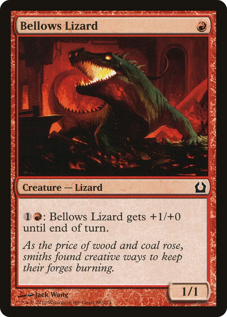 Bellows Lizard — Return to Ravnica — Magic: The Gathering