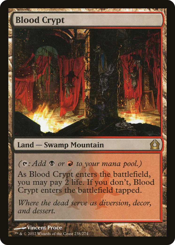 Blood Crypt — Return to Ravnica — Magic: The Gathering