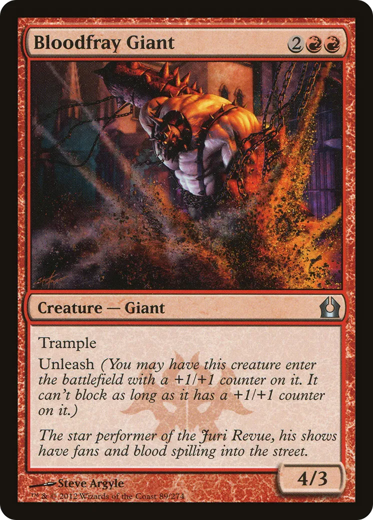 Bloodfray Giant — Return to Ravnica — Magic: The Gathering