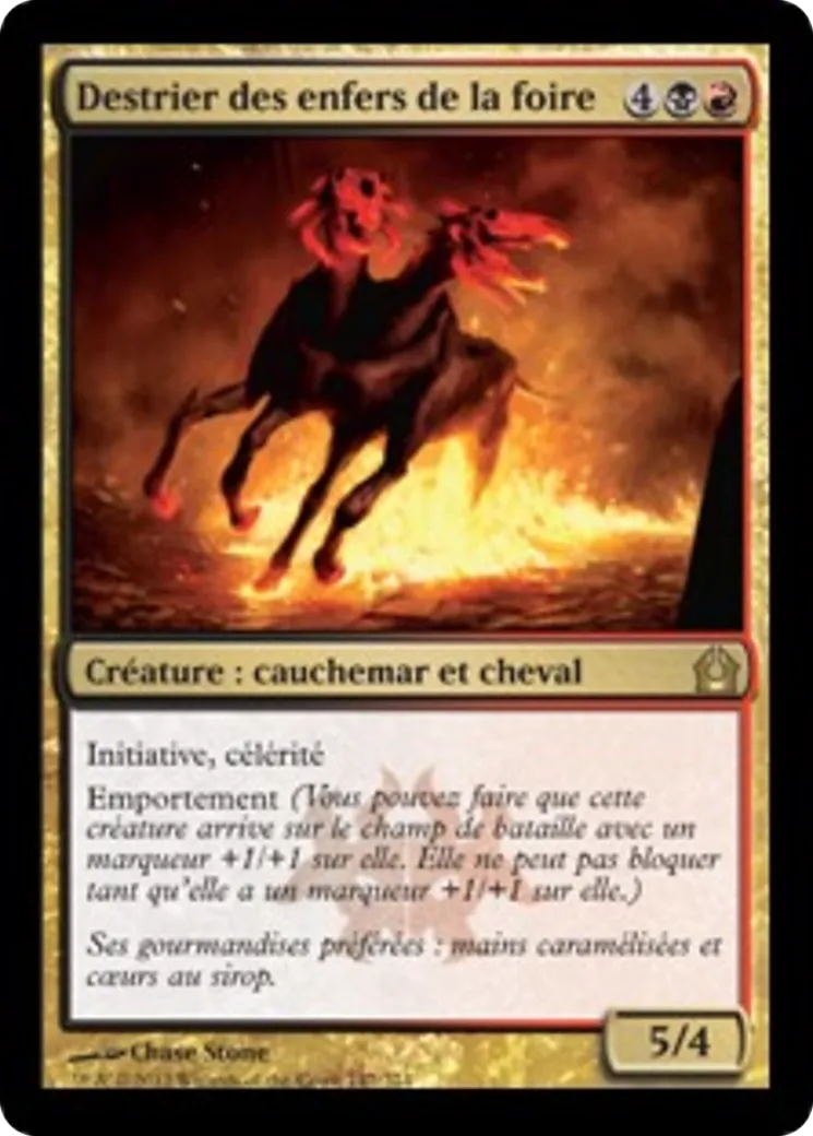 Destrier des enfers de la foire — Return to Ravnica — Magic: The Gathering