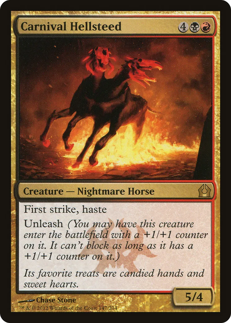 Destrier des enfers de la foire — Return to Ravnica — Magic: The Gathering