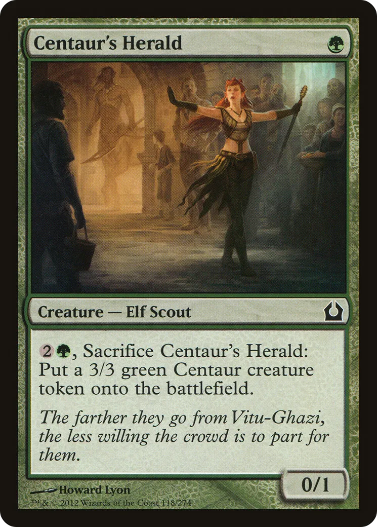 Héraut du centaure — Return to Ravnica — Magic: The Gathering