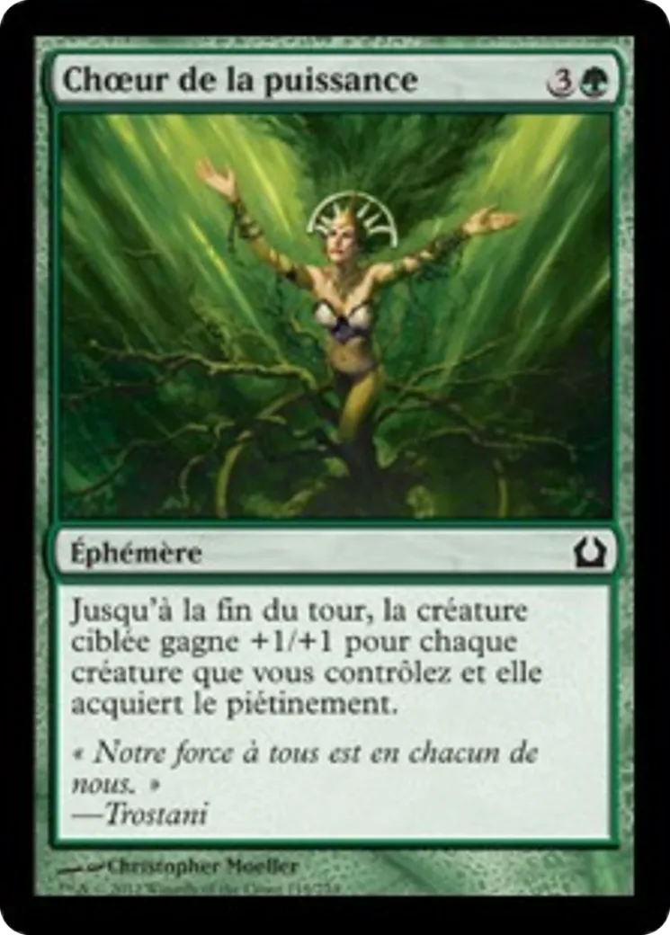 Chœur de la puissance — Return to Ravnica — Magic: The Gathering
