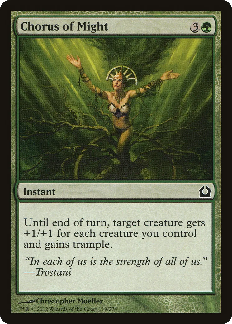 Chœur de la puissance — Return to Ravnica — Magic: The Gathering