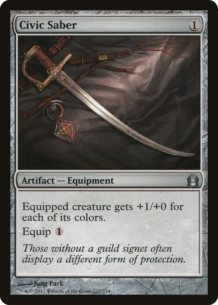 Sabre civique — Return to Ravnica — Magic: The Gathering