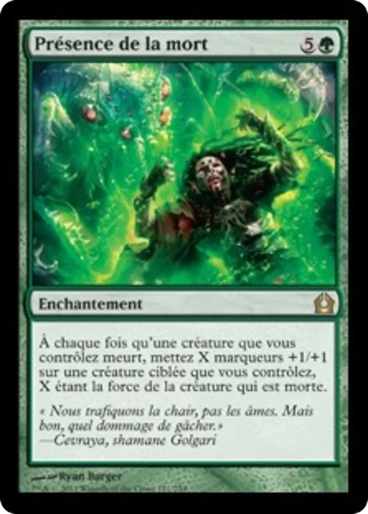 Présence de la mort — Return to Ravnica — Magic: The Gathering