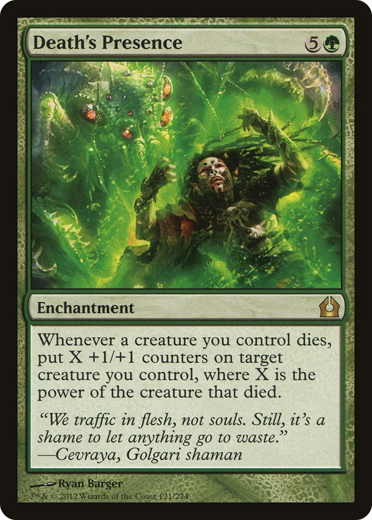 Death's Presence — Return to Ravnica — Magic: The Gathering