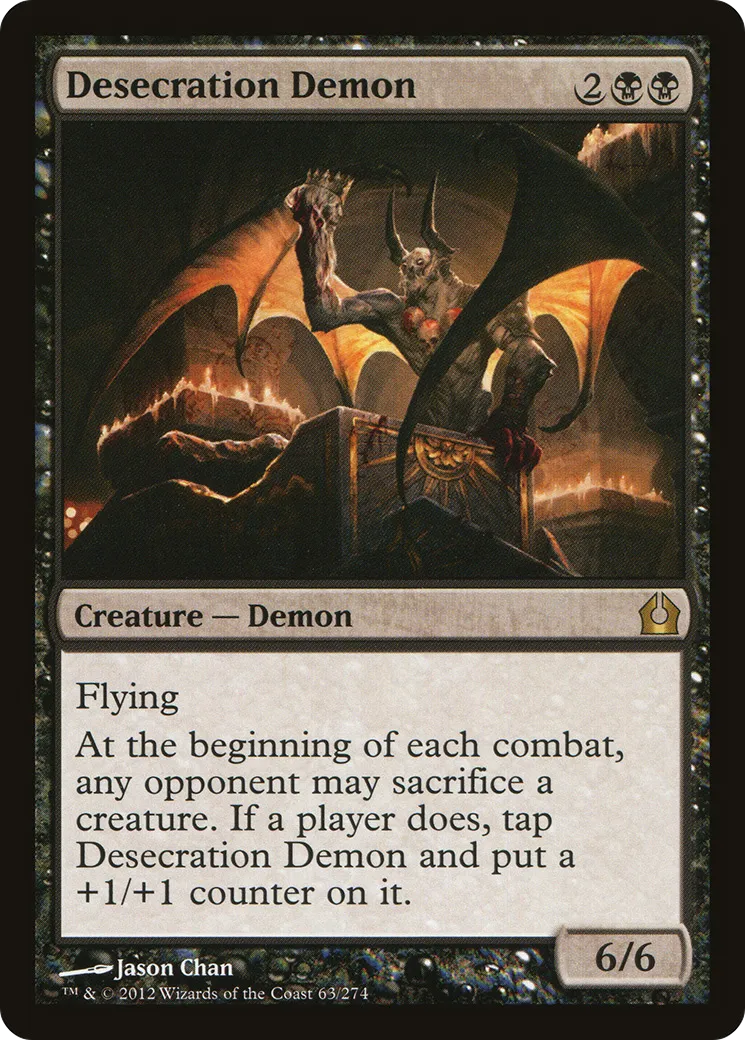 Démon de profanation — Return to Ravnica — Magic: The Gathering